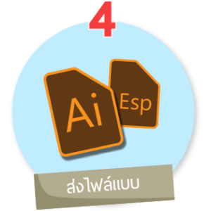 ขั้นตอนที่ 4 ส่งไฟล์แบบ
