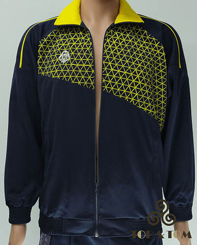 เสื้อแจ็คเก็ตลายสีเหลืองตาราง