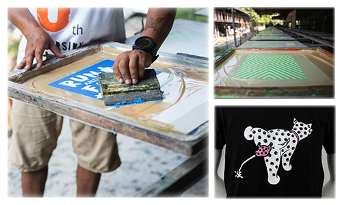 งานซิลค์สกรีนเสื้อ